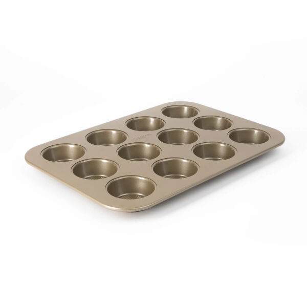 Cuisipro muffinvorm - met keramische anti-aanbaklaag - voor 12 muffins - .